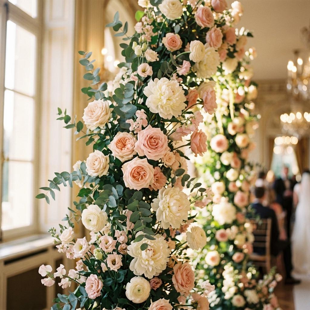 Wedding floral decorations and mandap styling by House of Petalss, Ooty